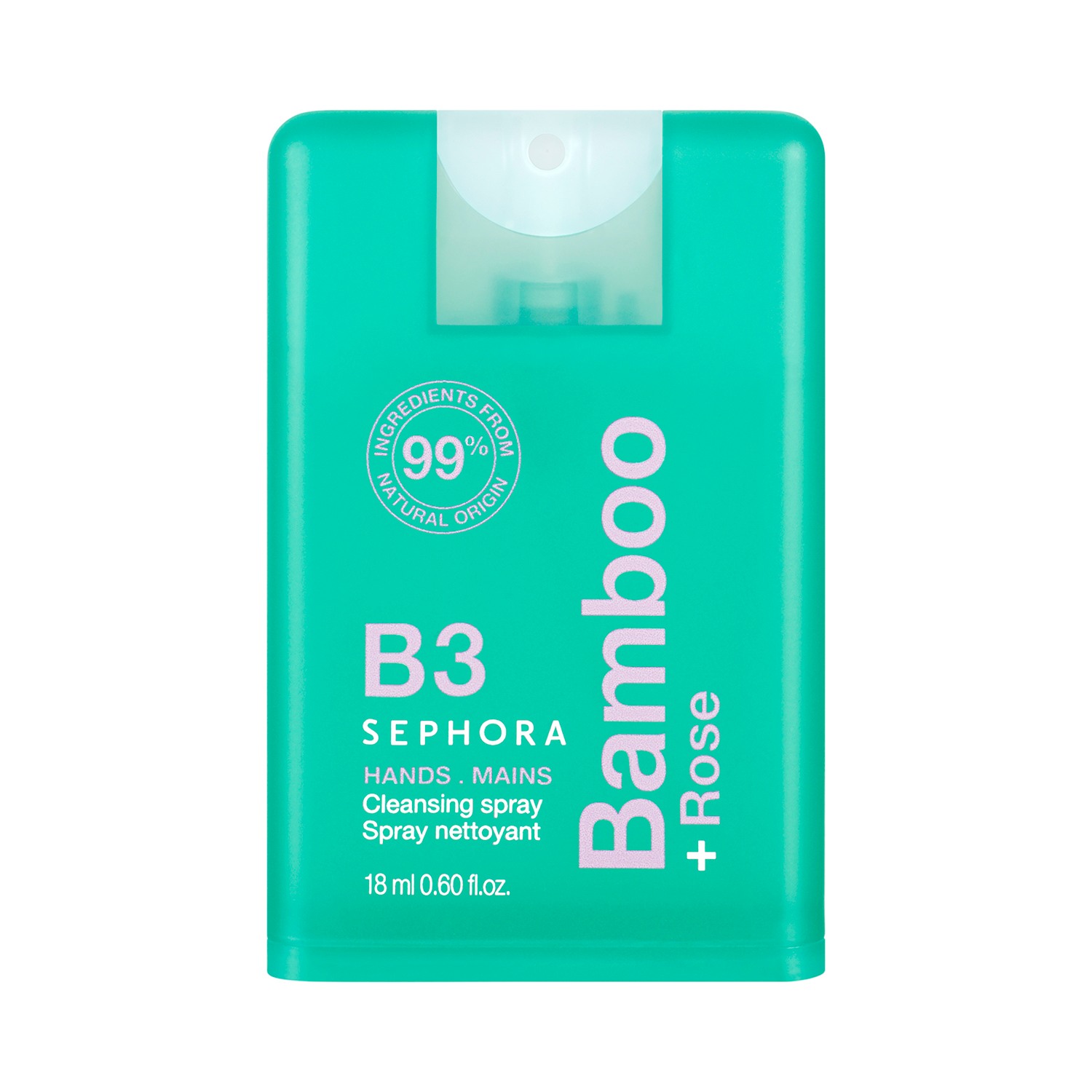Hands. Main Cleansing Spray • Bamboo + Rose