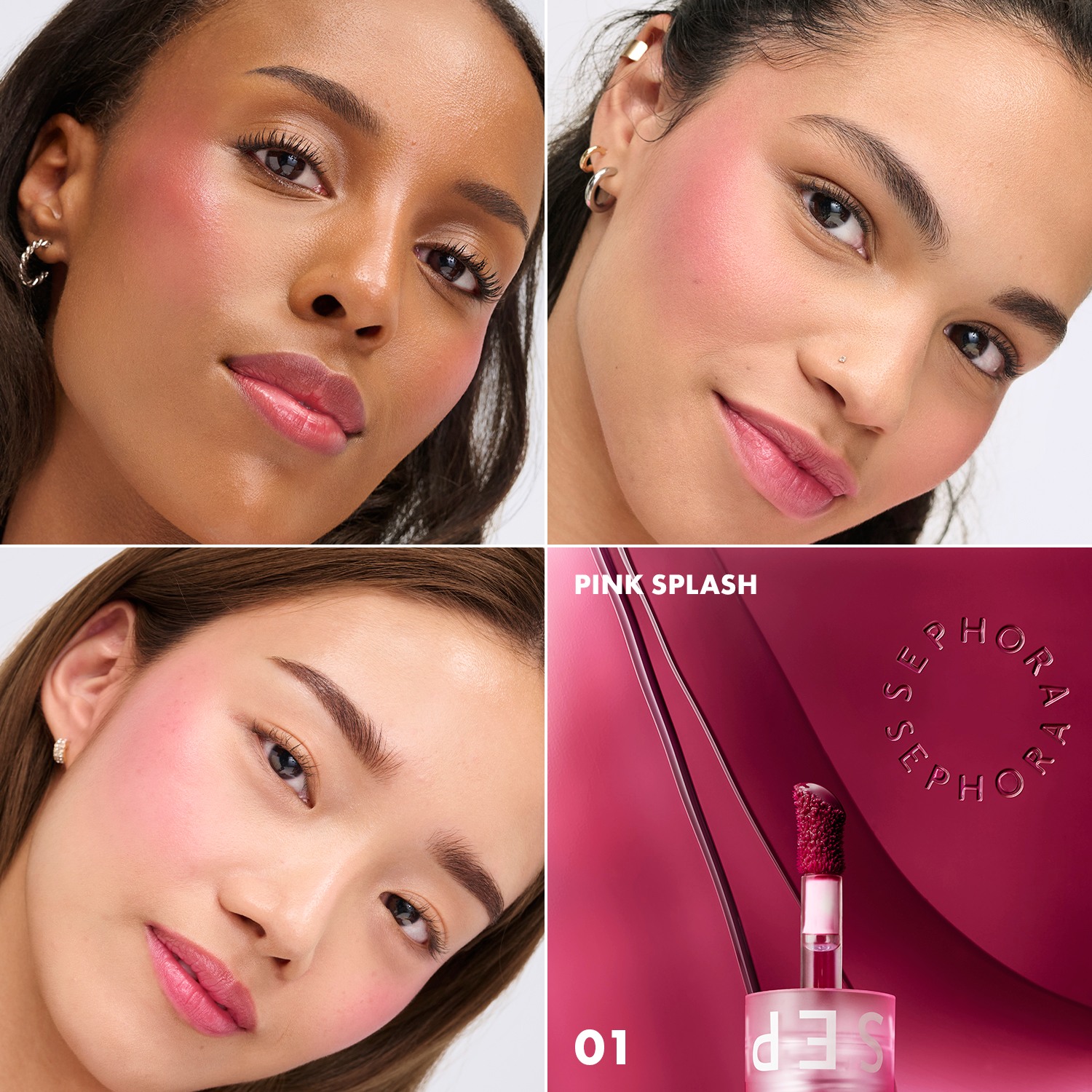 Lip & Cheek Tint • 01 Pink Splash