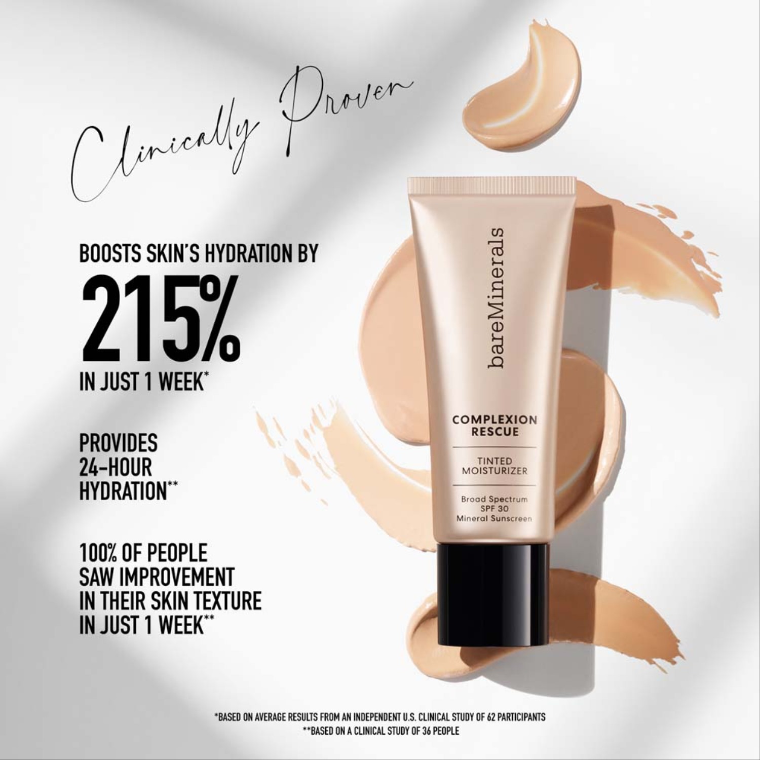 Complexion Rescue SPF30 Sunscreen Tinted Moisturizer • Terra 8.5