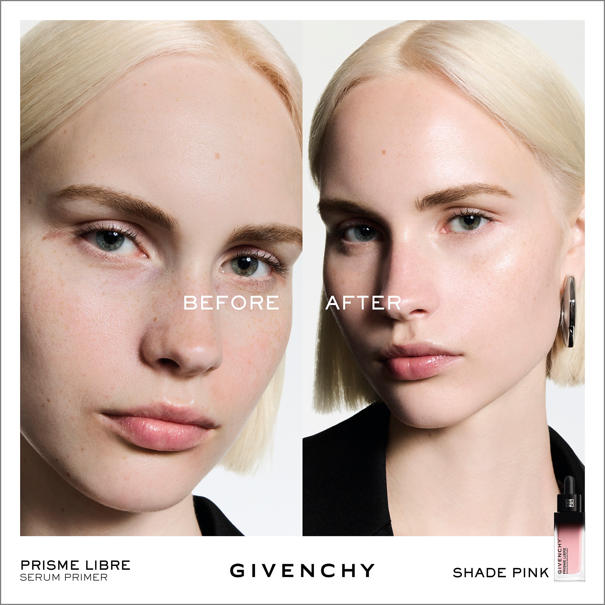 Prisme Libre Skin & Color Serum Primer • Pink