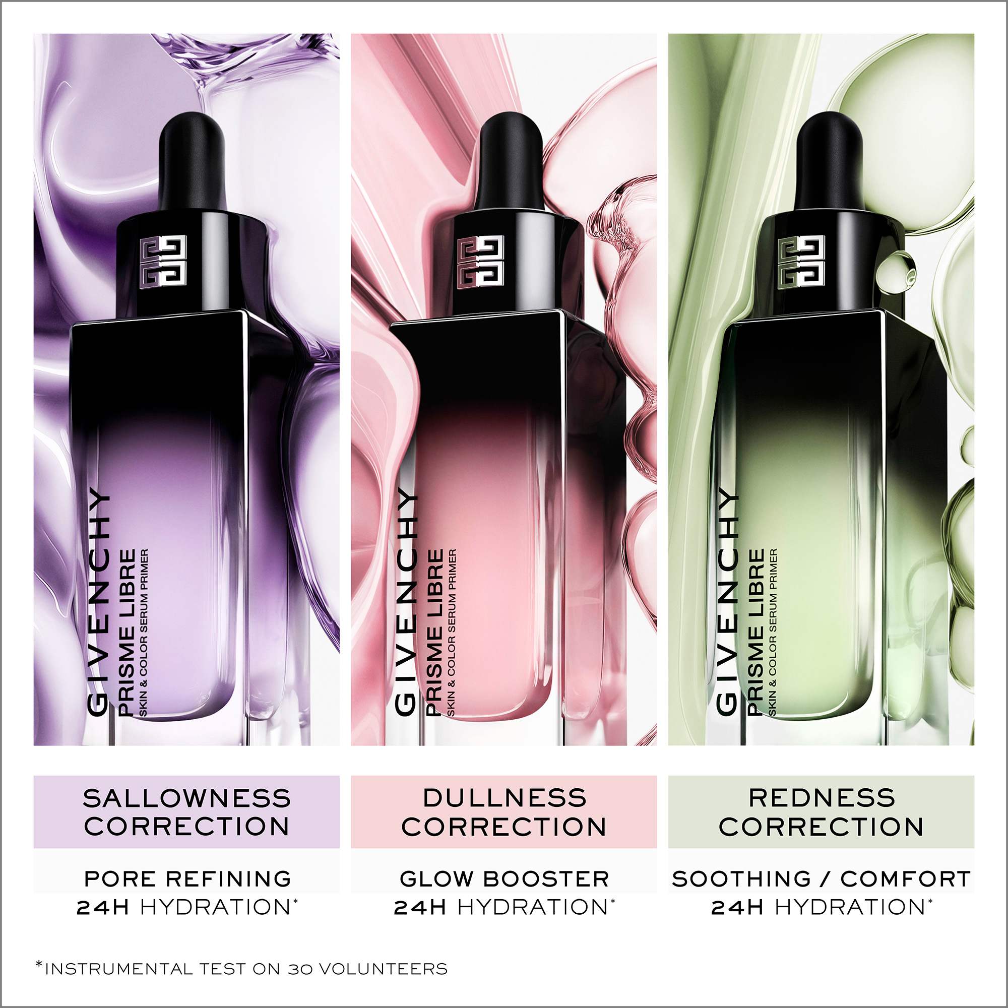 GIVENCHY PRISME LIBRE プライマー パープル30ml Prisme Libre Skin & Color Serum Primer • Purple