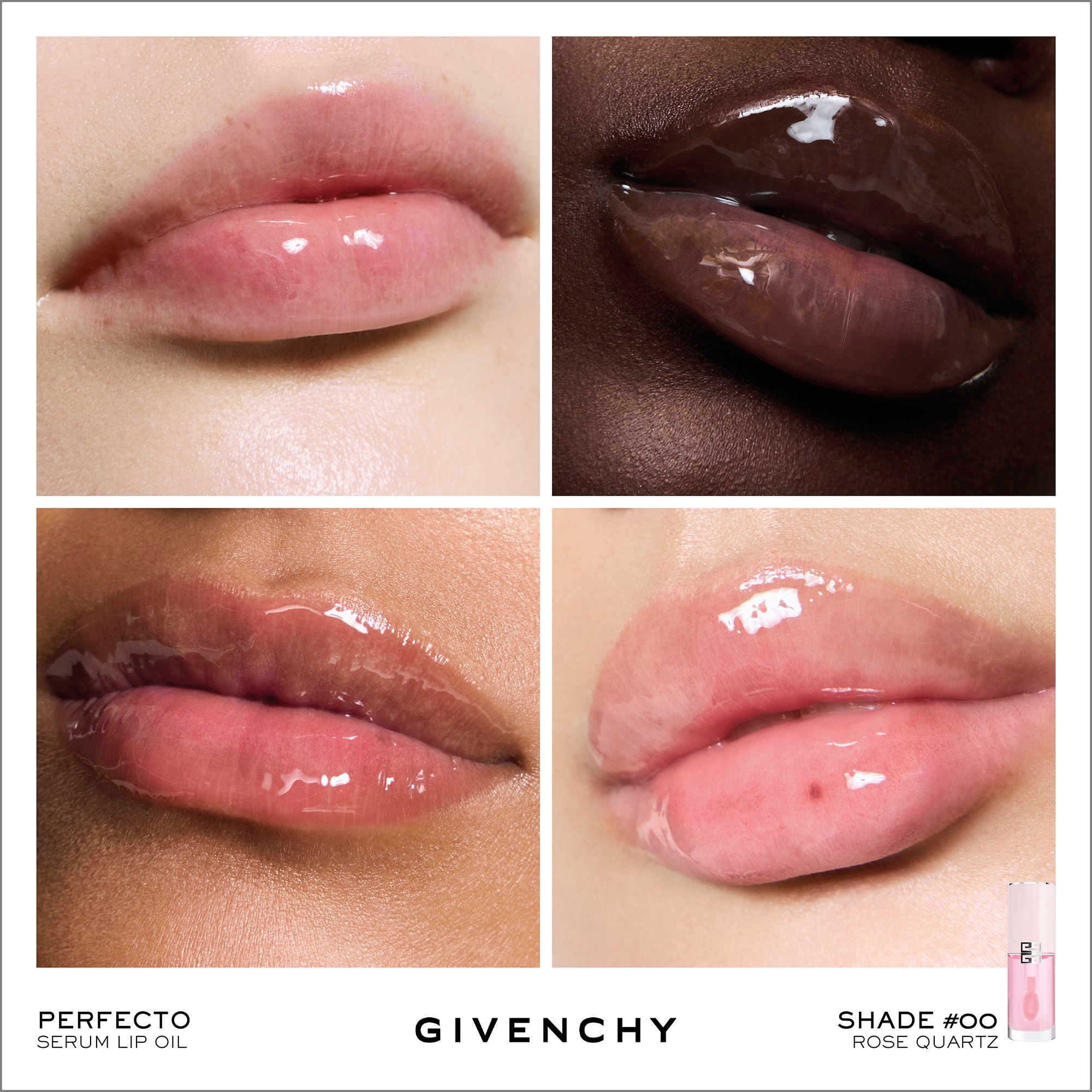 Perfecto Serum Lip Oil • Rose Quartz
