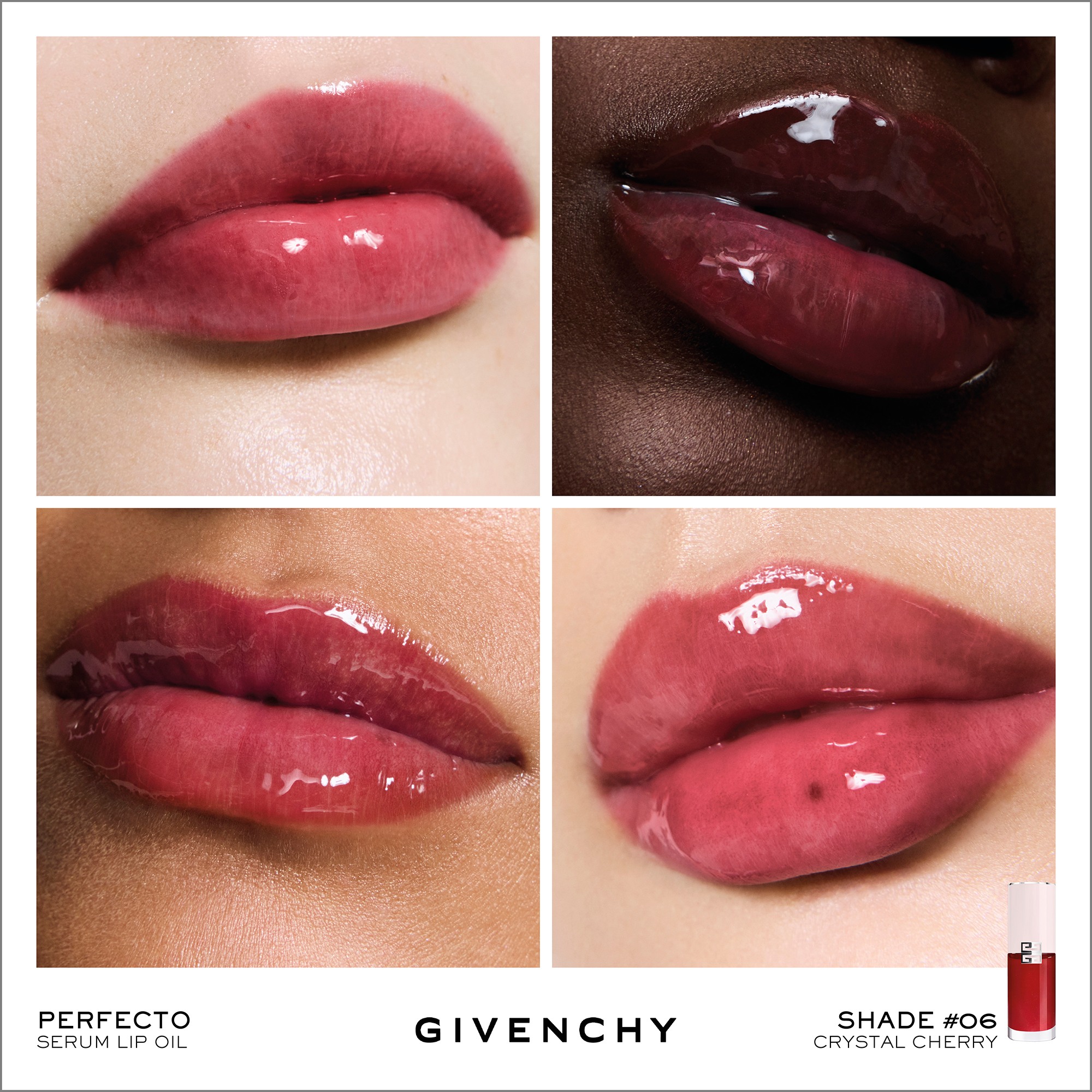 Perfecto Serum Lip Oil • Crystal Cherry
