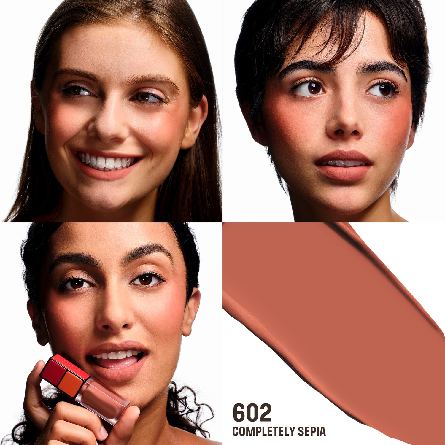 Artist Liquid Color Waterproof Liquid Blush For Lip + Cheek • 602 - Completely Sepia