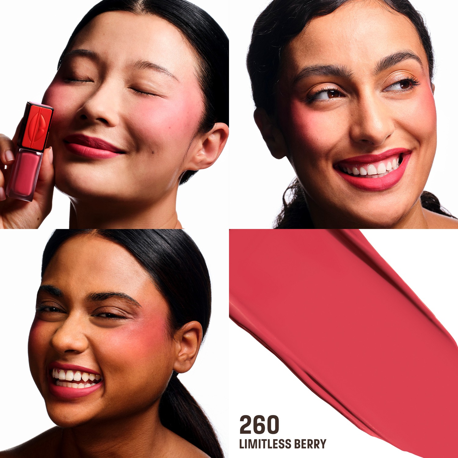 Artist Liquid Color Waterproof Liquid Blush For Lip + Cheek • 260 - Limitless Berry