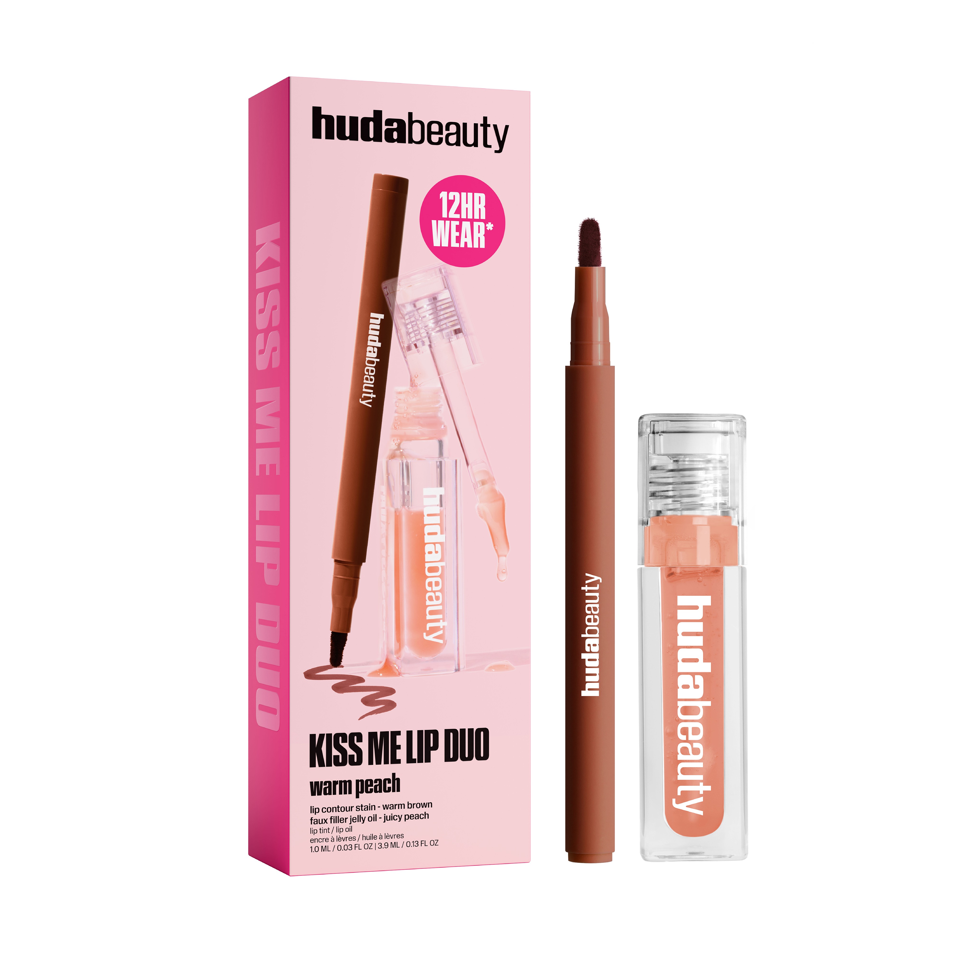 Kiss Me Lip Contour Stain & Jelly Oil Duo • Warm Peach