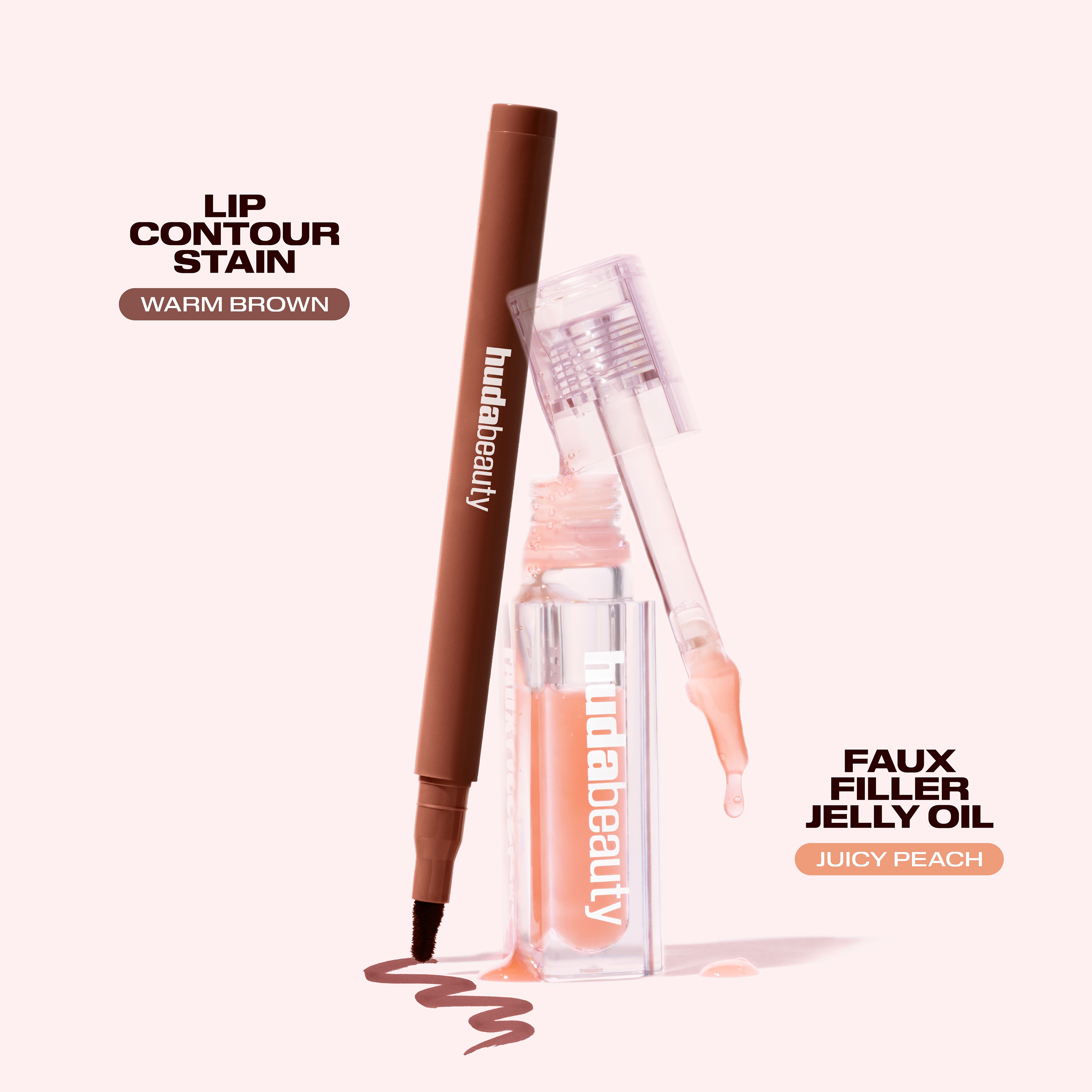 Kiss Me Lip Contour Stain & Jelly Oil Duo • Warm Peach