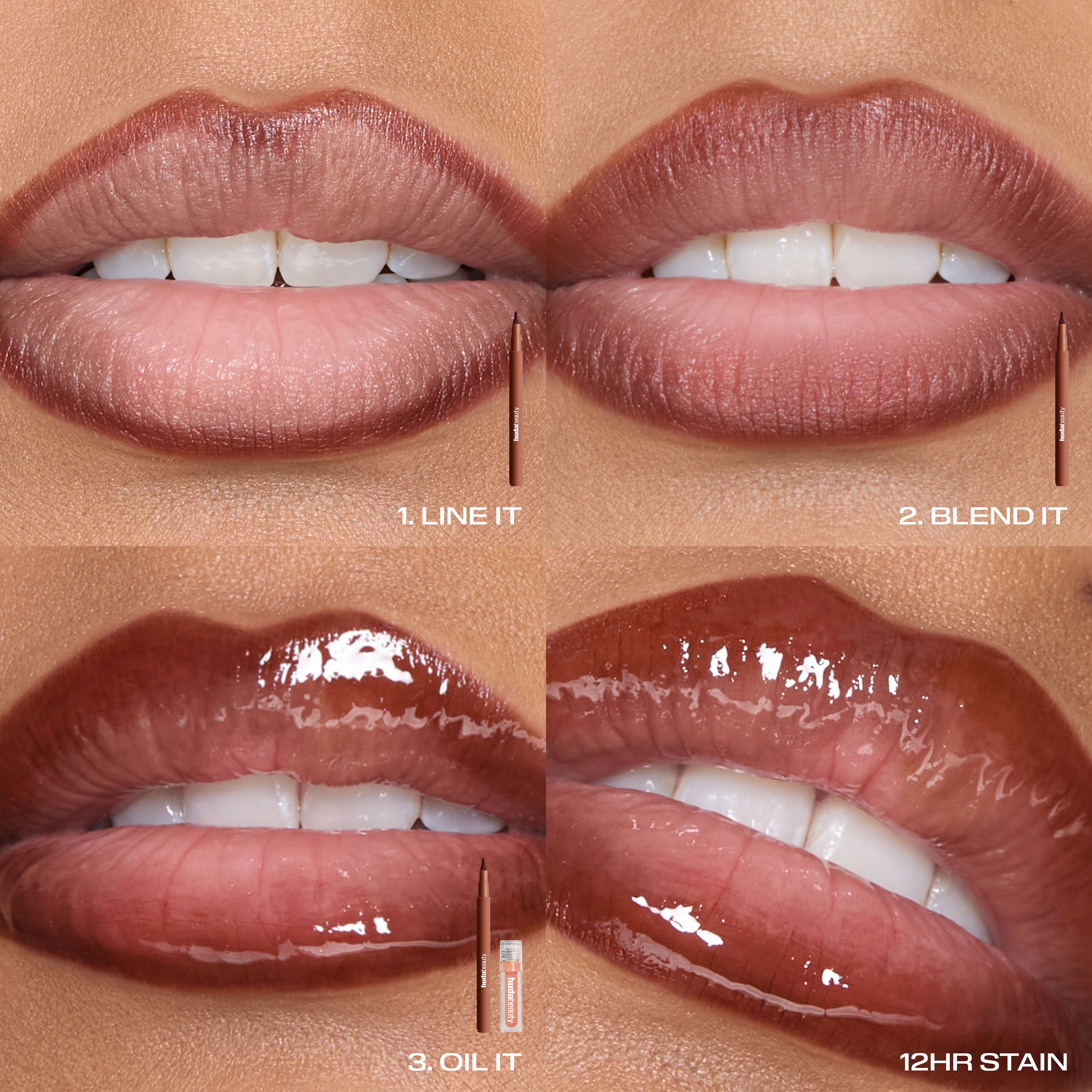 Kiss Me Lip Contour Stain & Jelly Oil Duo • Warm Peach