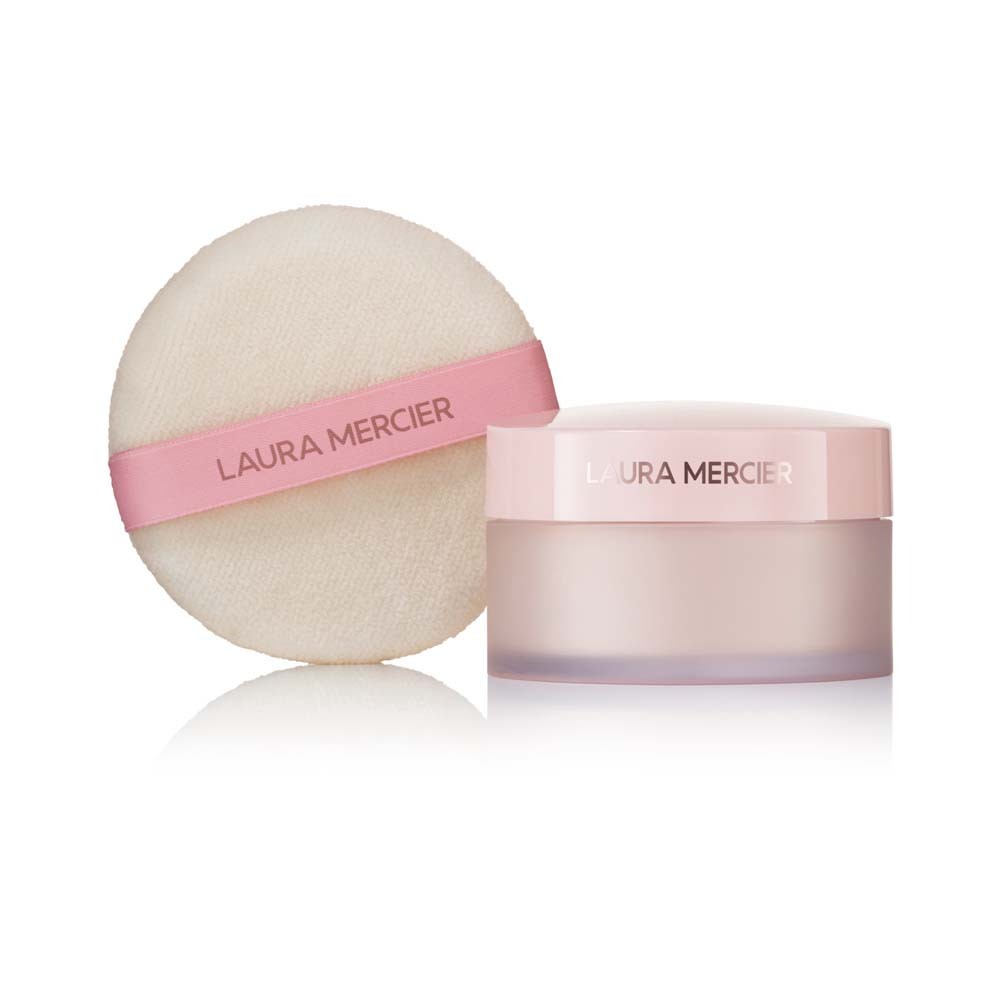 The Finishing Touch Translucent Loose Setting Powder & Puff • Tone-up Rose