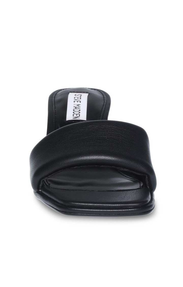 Snazzy Black Heel Sandals