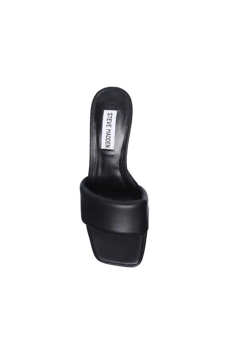Snazzy Black Heel Sandals