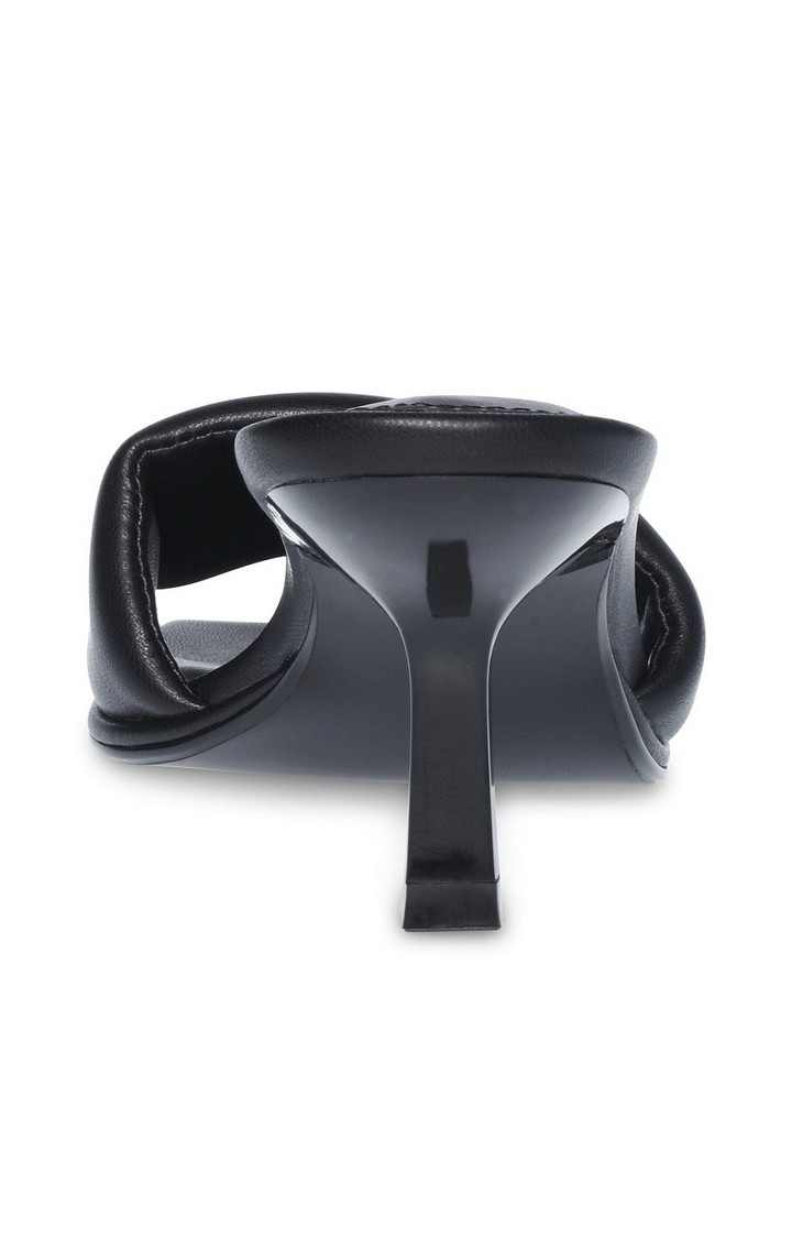 Snazzy Black Heel Sandals
