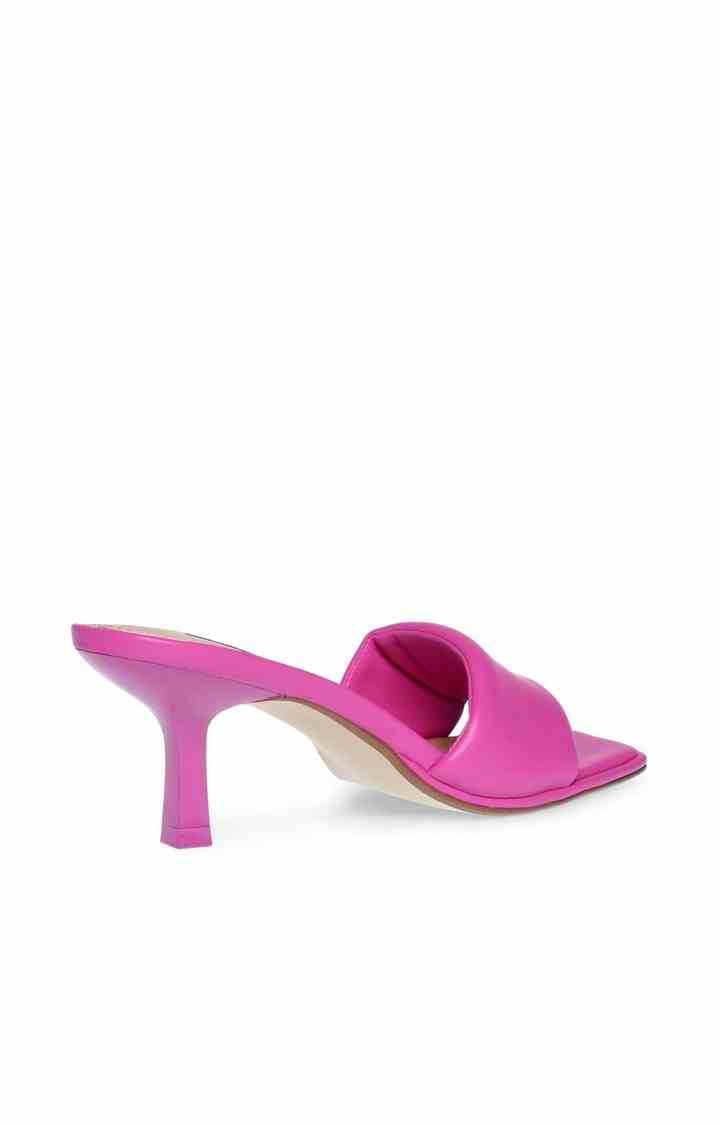 Snazzy Pink Heel Sandals