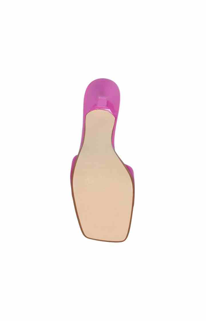 Snazzy Pink Heel Sandals