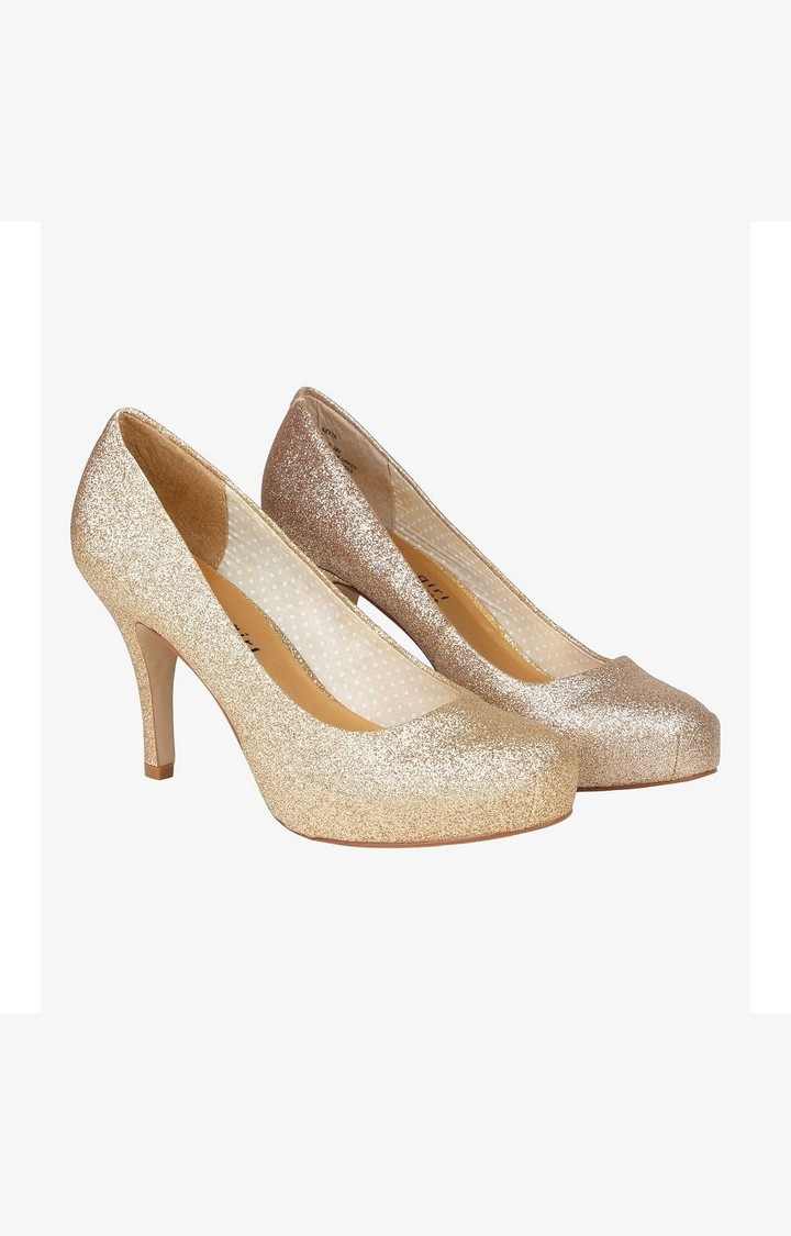 Getta Gold Pumps