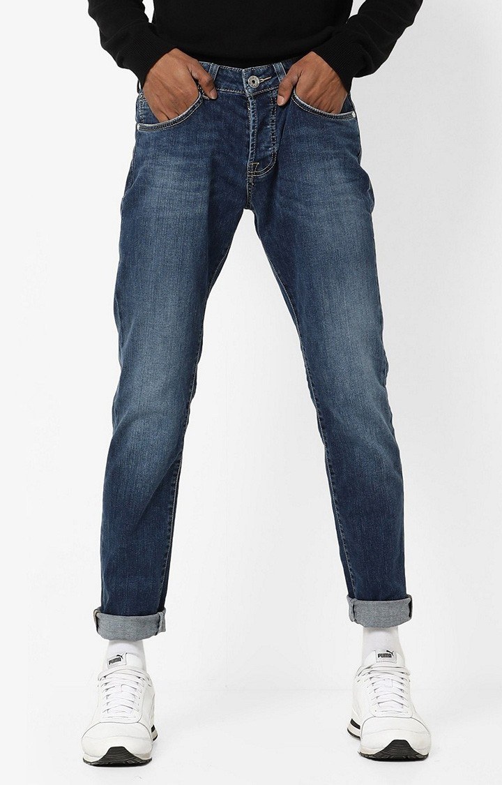 GAS | Men's Norton Carrot Fit Dark Blue Jeans