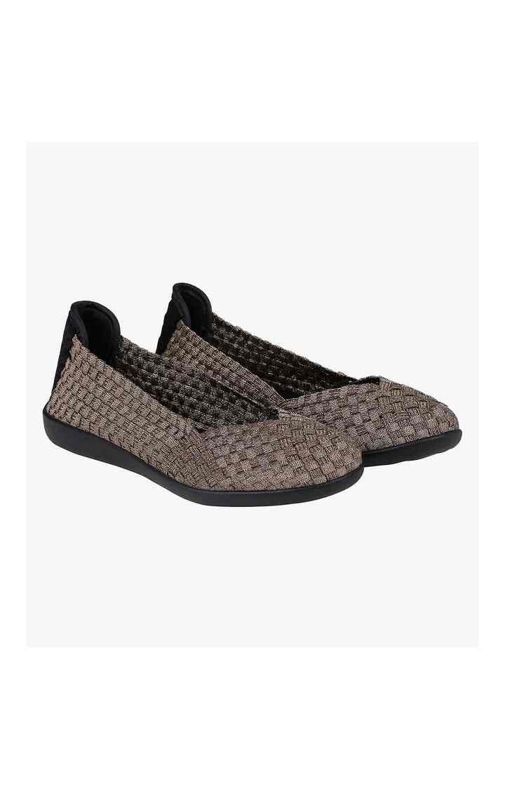 Criss Metallic Closed Flats & Ballerinas