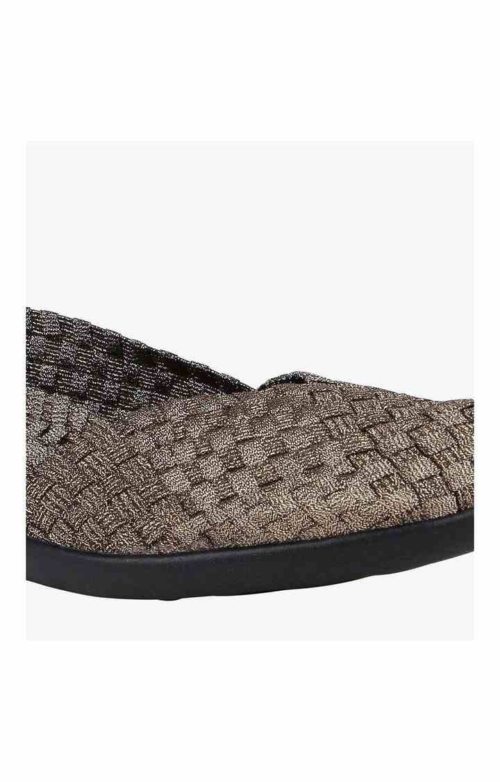 Criss Metallic Closed Flats & Ballerinas