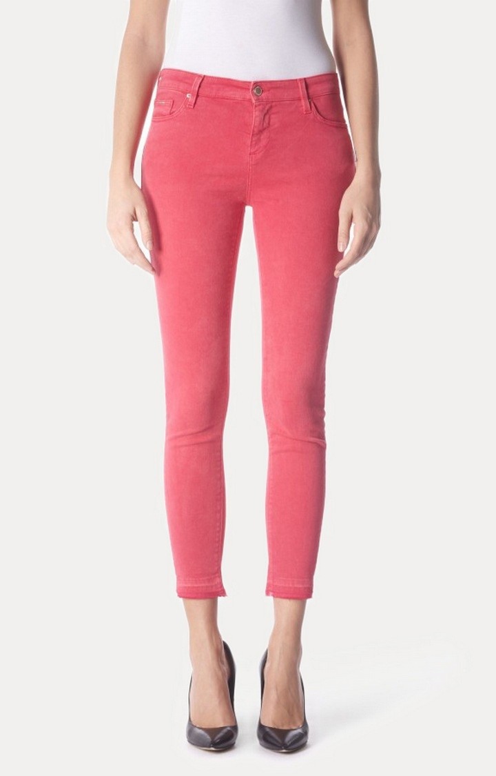 GAS | Pink Cropped Jeans