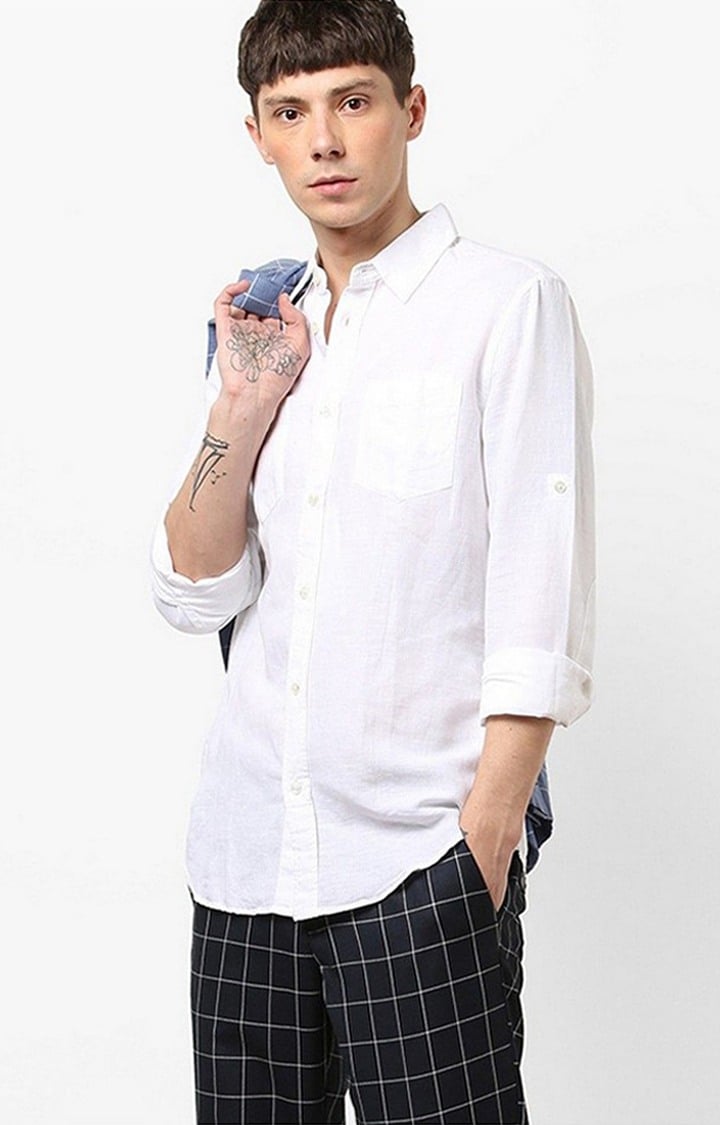 GAS | Men's Dab solid white shirt