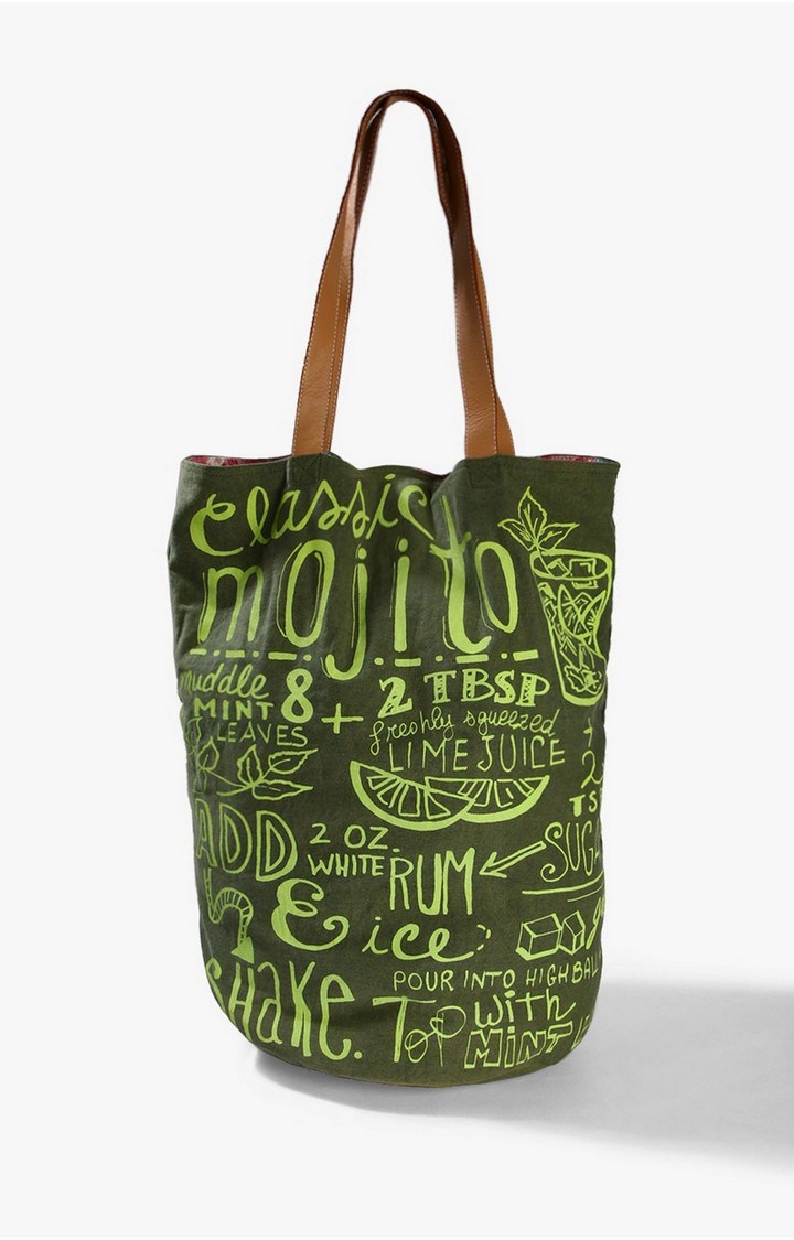 Women's typographic Liddy bag