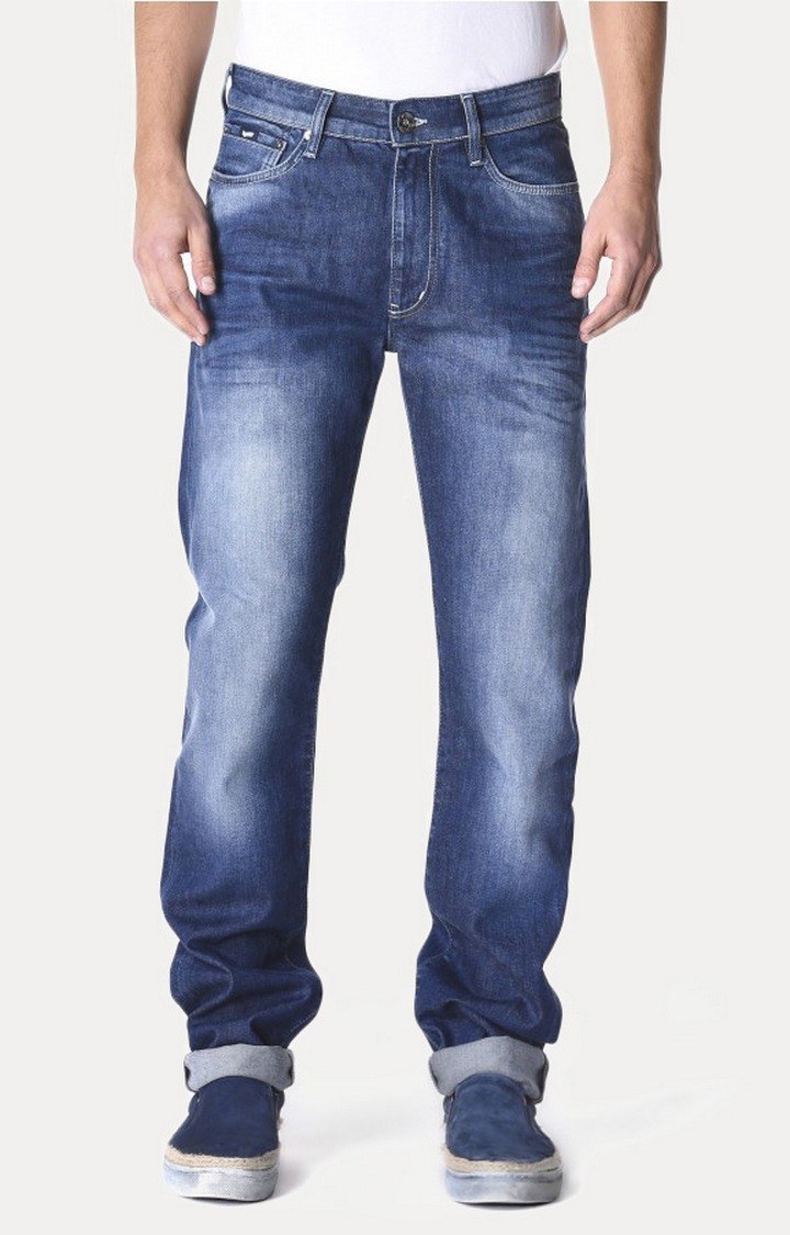 Blue Straight Jeans