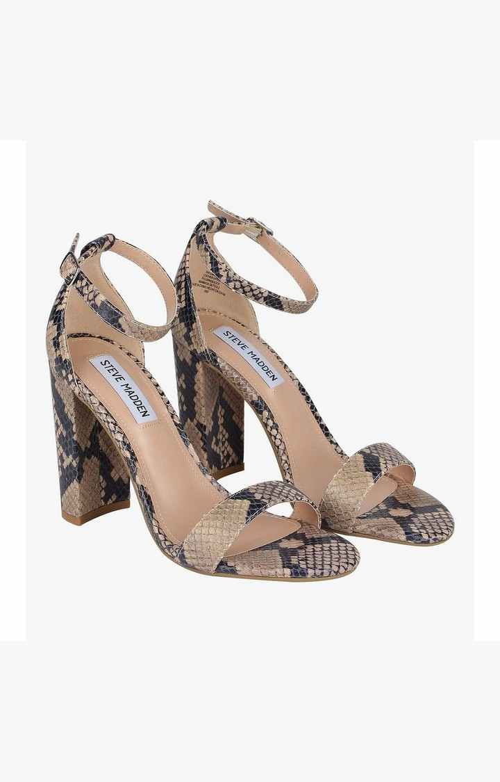 Carrson Brown Heel Sandals