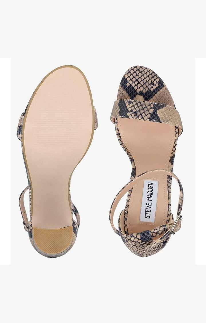 Carrson Brown Heel Sandals