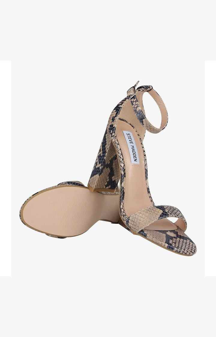 Carrson Brown Heel Sandals