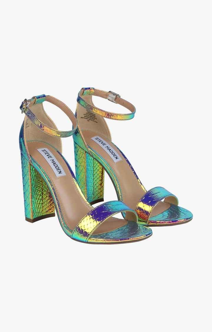 Carrson Blue Heel Sandals
