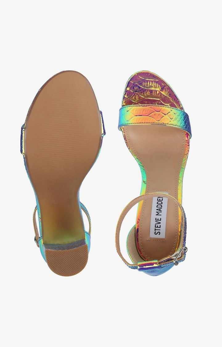 Carrson Blue Heel Sandals
