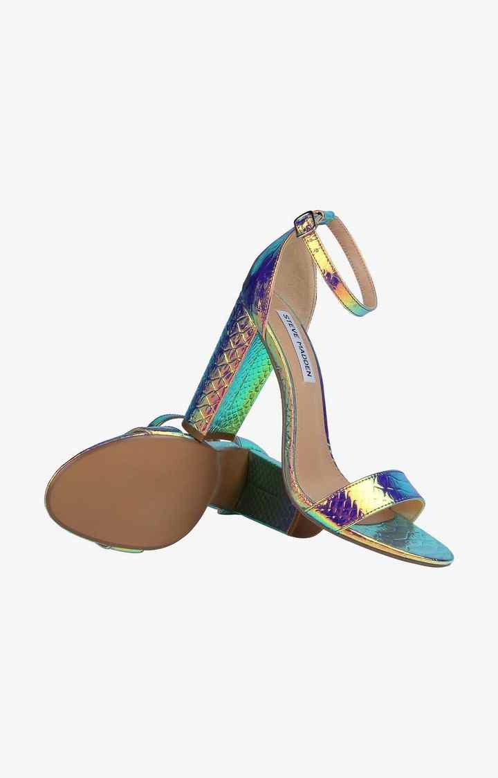 Carrson Blue Heel Sandals