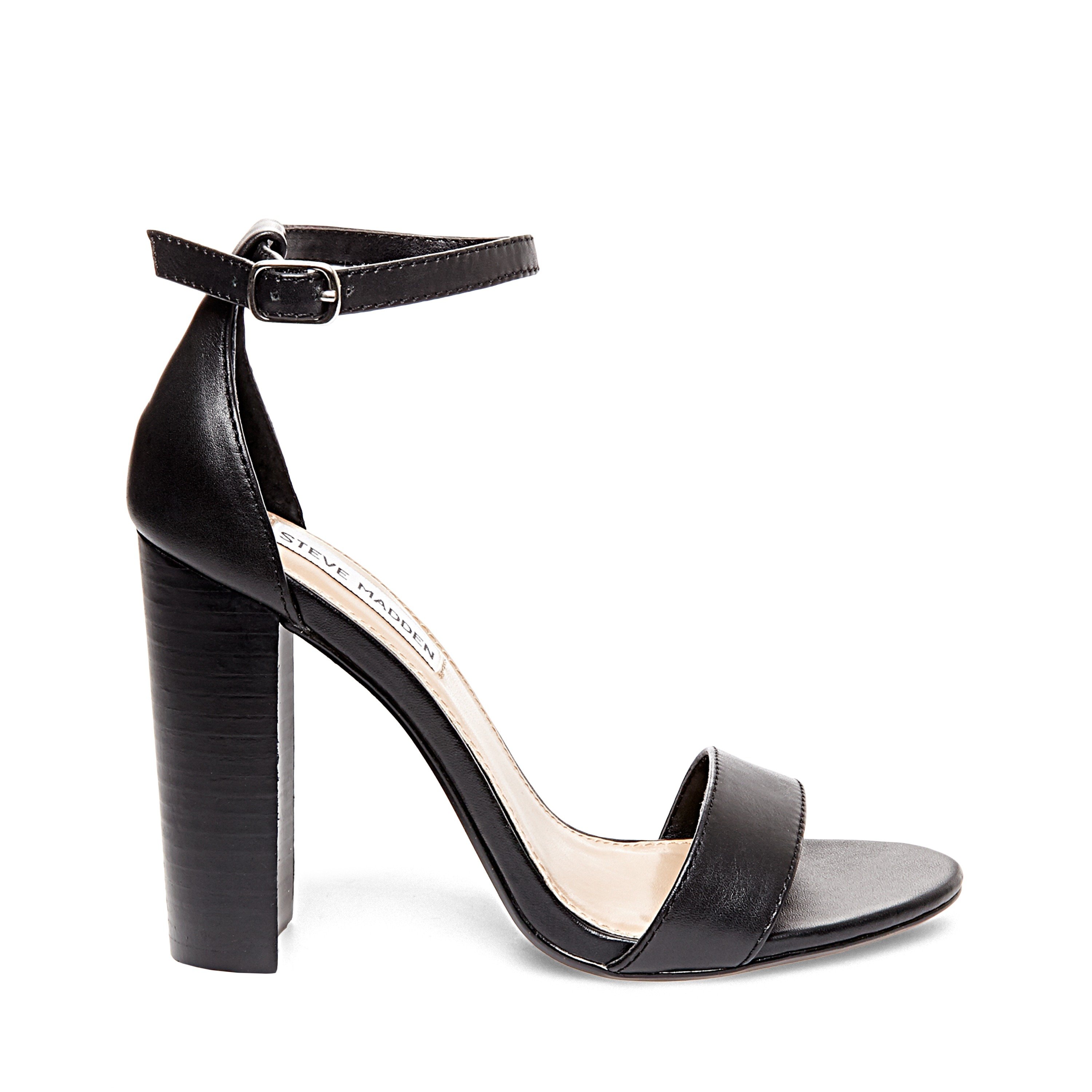 Carrson Black Heels Sandals