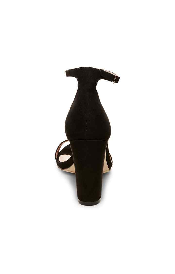 Beella Black Heel Sandals