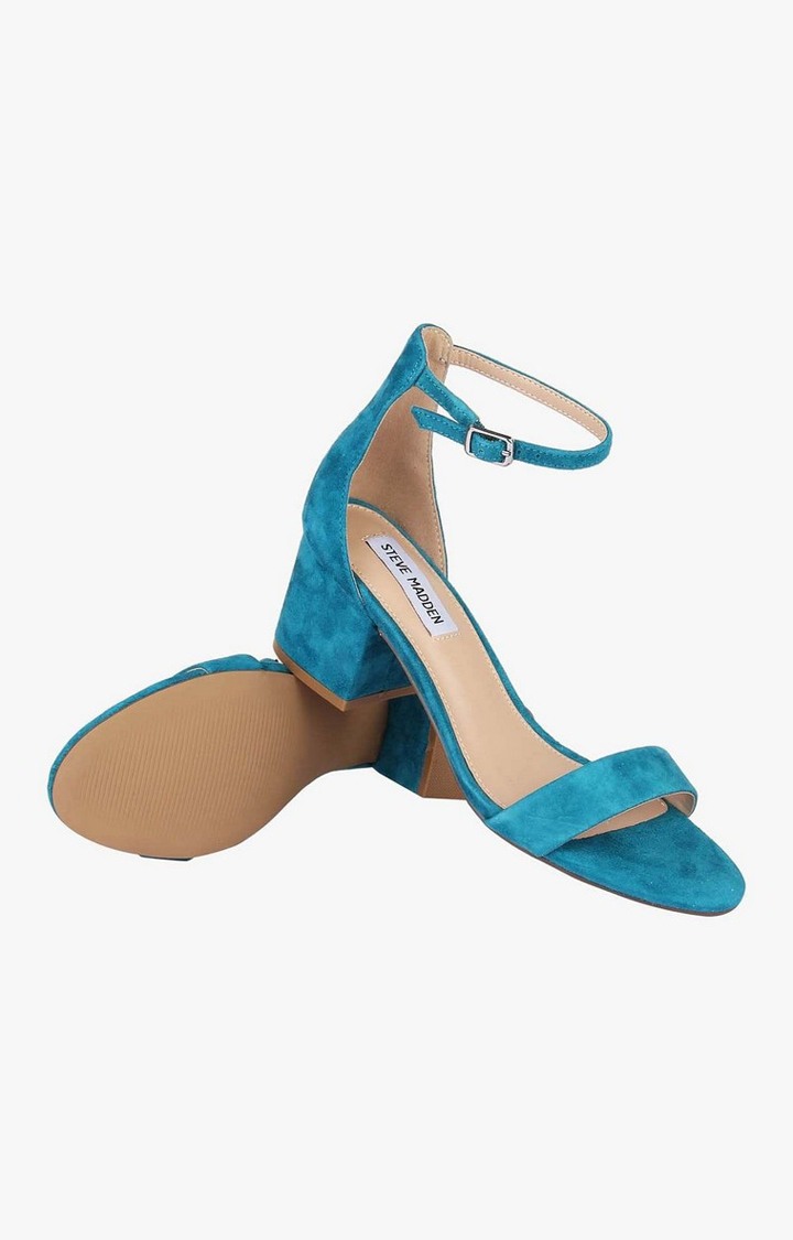 Irenee Blue Heel Sandals