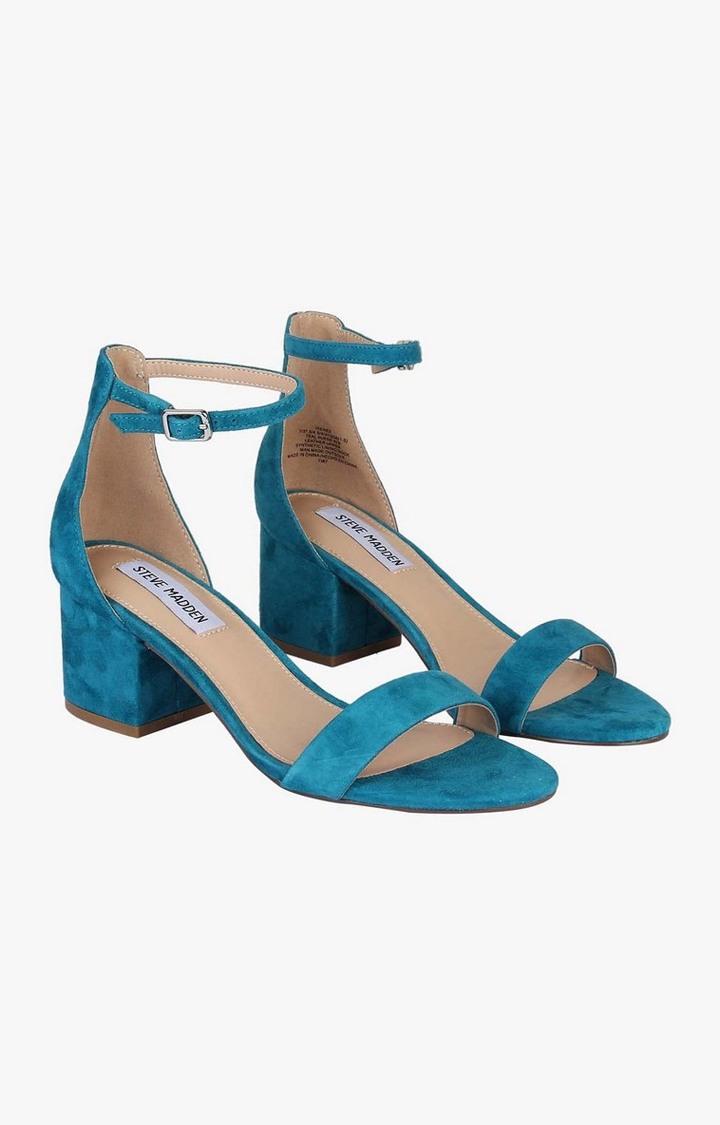 Irenee Blue Heel Sandals