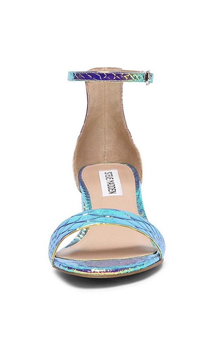 Irenee Blue Heel Sandals