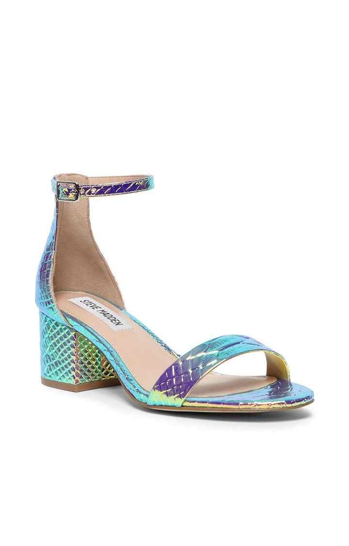 Irenee Blue Heel Sandals