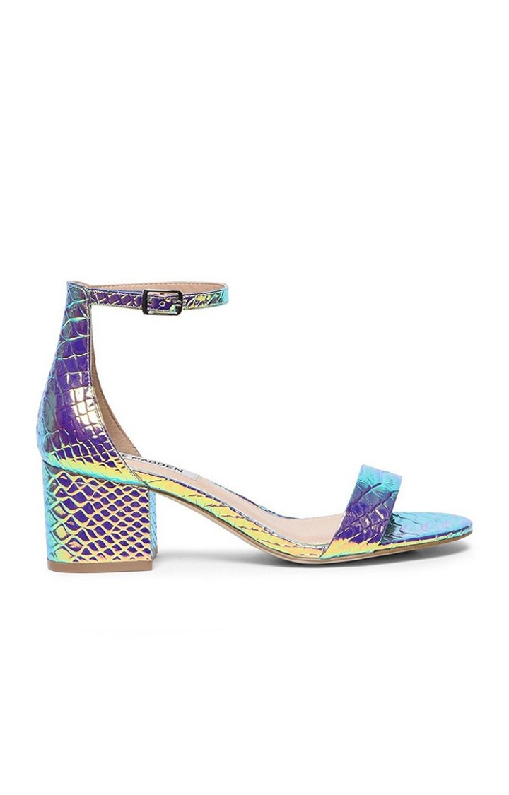 Irenee Blue Heel Sandals