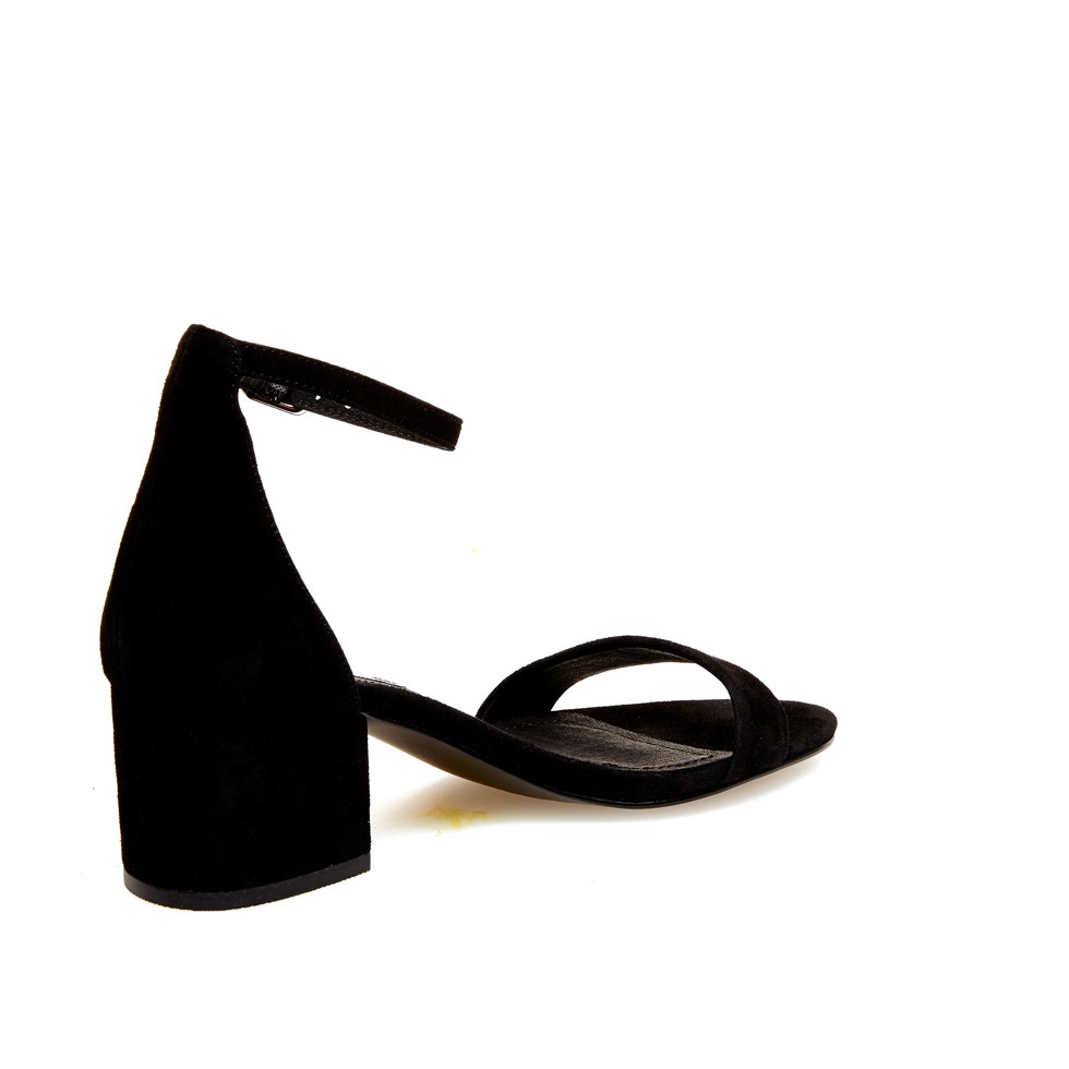 Irenee Black Heels Sandals