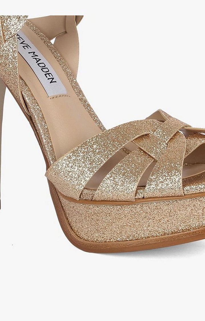 Kananda Gold Heel Sandals