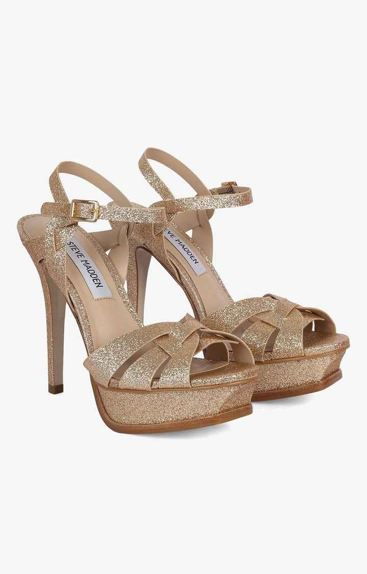Kananda Gold Heel Sandals