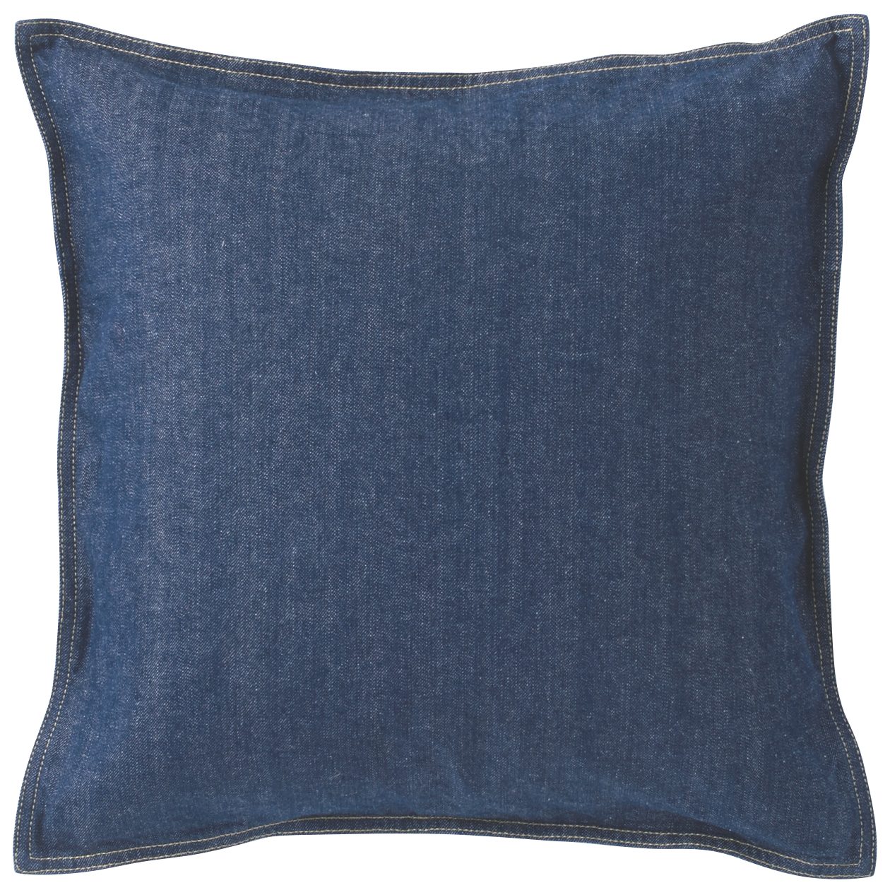 COTTON DENIM CUSHION COVER BLUE