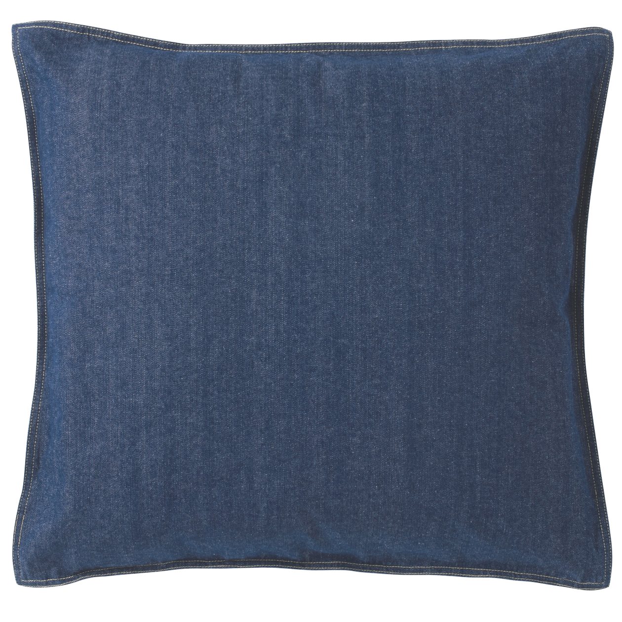 COTTON DENIM CUSHION COVER BLUE