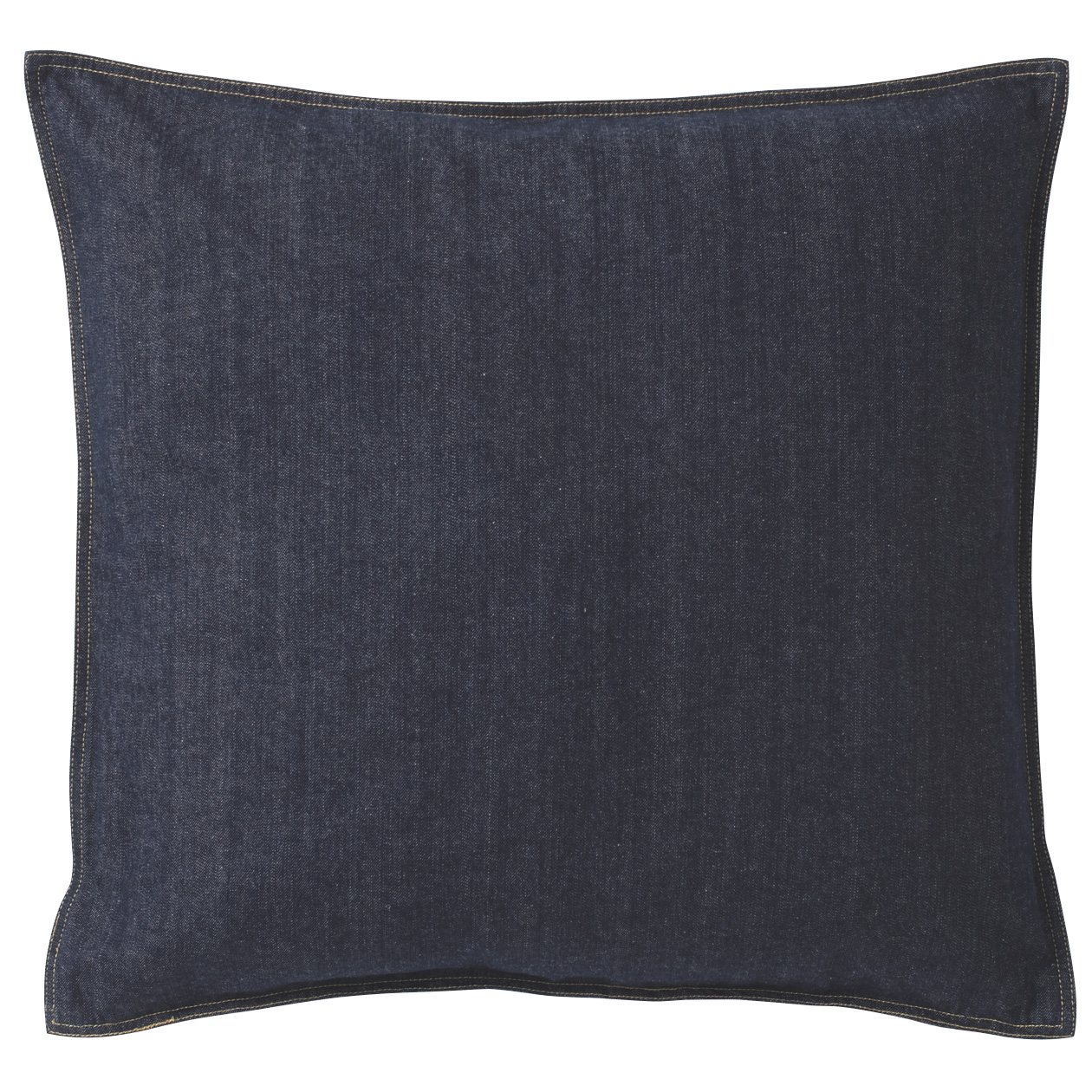 COTTON DENIM CUSHION COVER NAVY