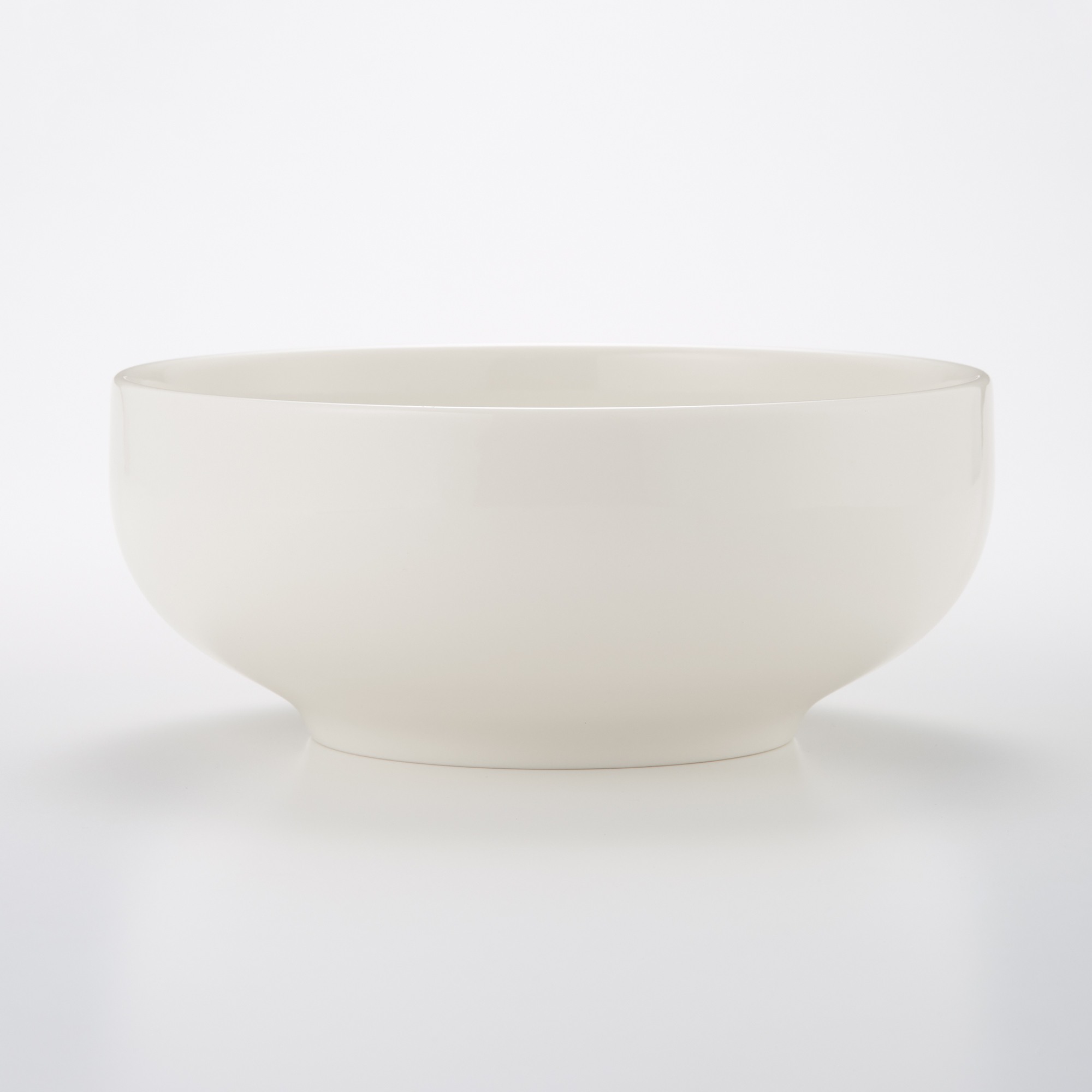 PORCELAIN BEIGE BOWL L 16.5CM