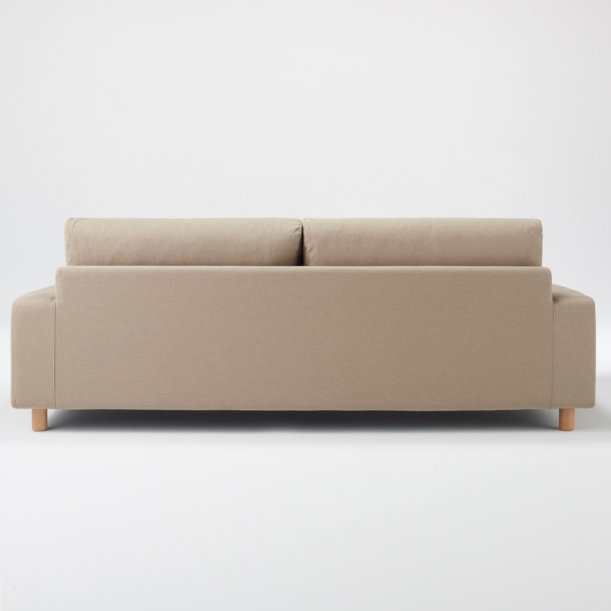 MUJI | COTTON COVER FOR SOFA / WIDE ARM / DOWN / 3S / BE