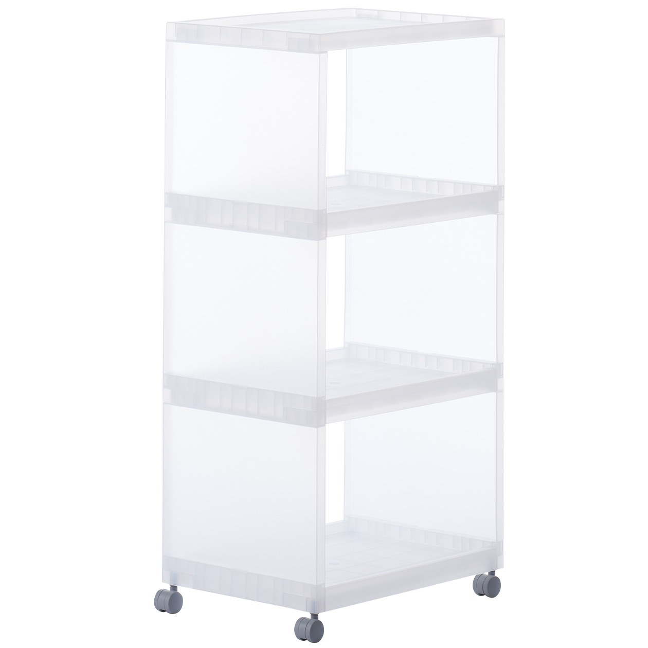 PP SHELF / WITH CASTER / 3LAYERS