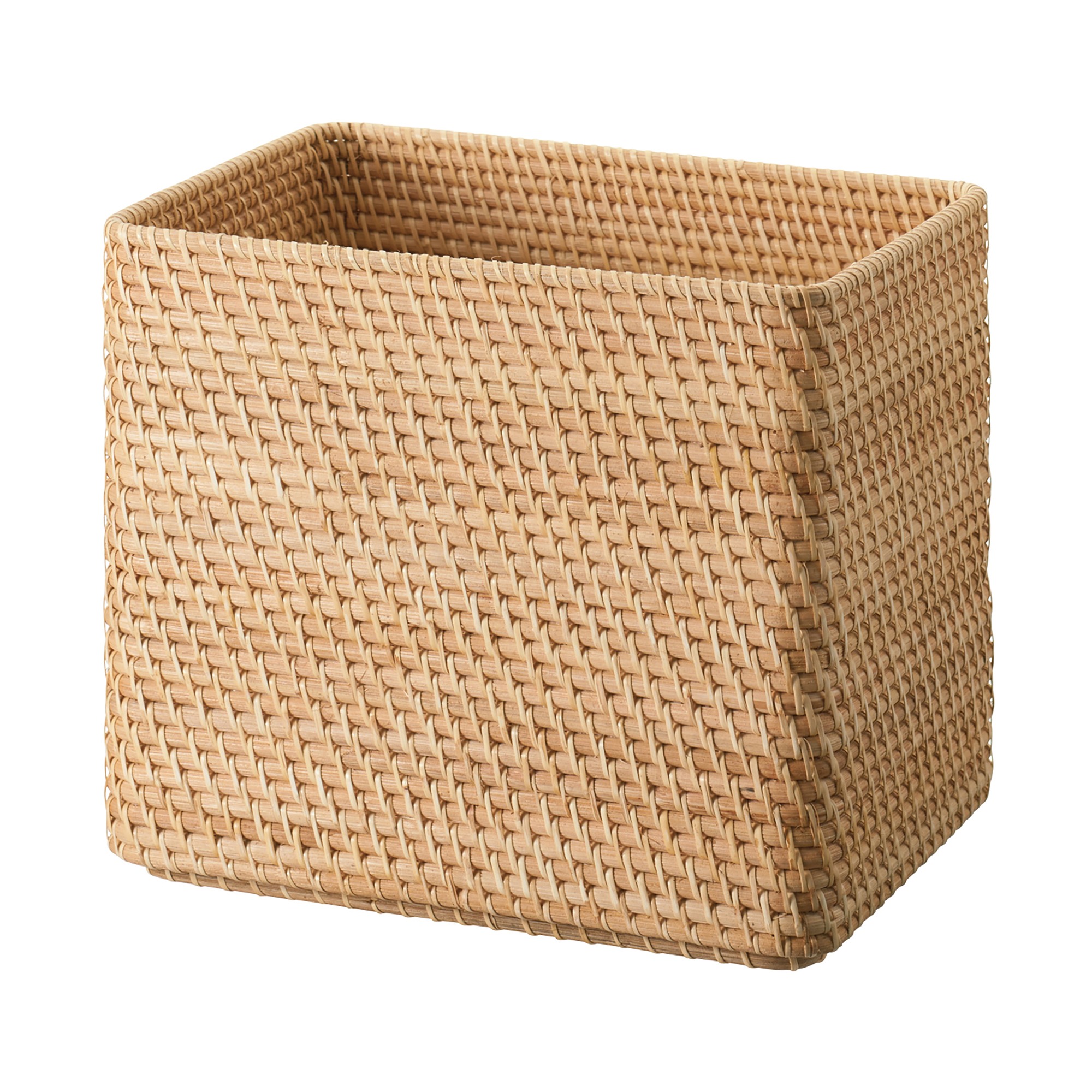 STACKABLE RATTAN BASKET / RECTANGULAR / XL