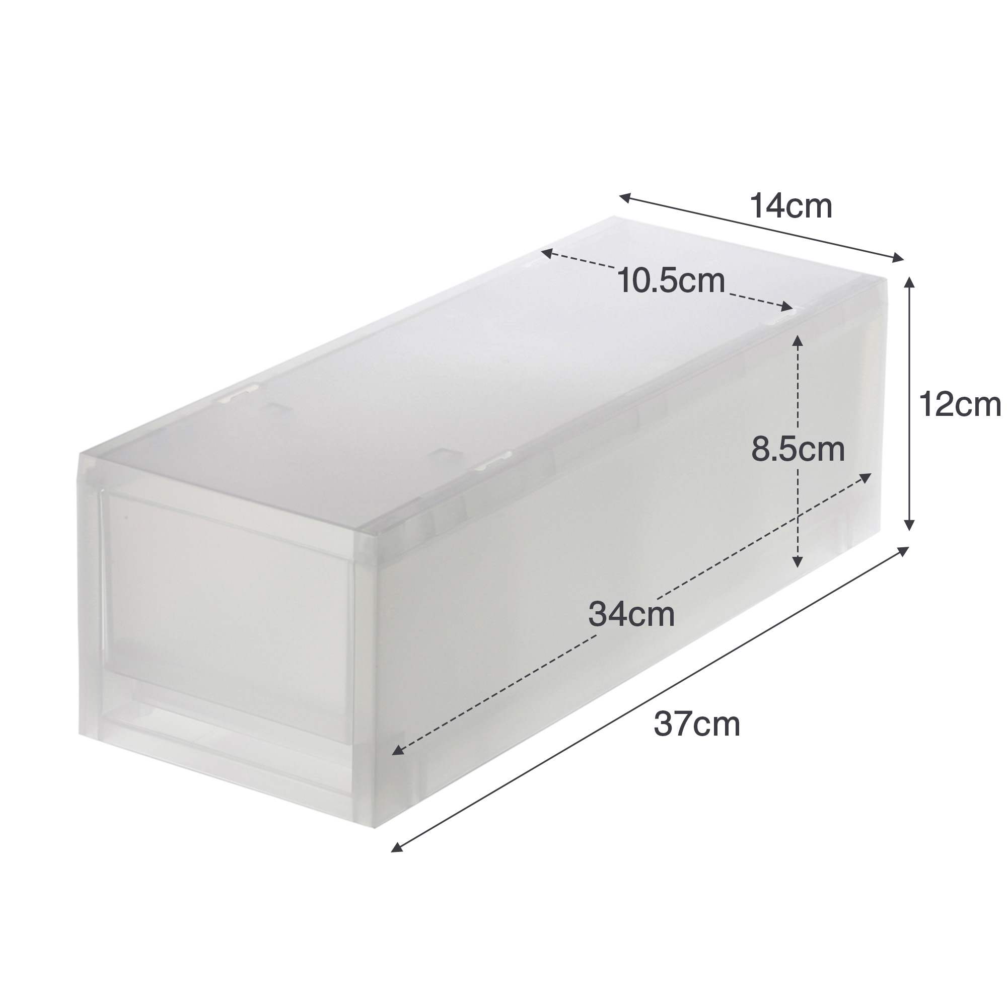 PP STORAGE CASE / SHALLOW / 1 DRAWER
